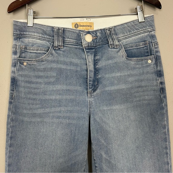 Democracy Ab Tachnology Ankle Straight Jeans Women’s Size 10 Tummy Smoothing - Picture 2 of 8